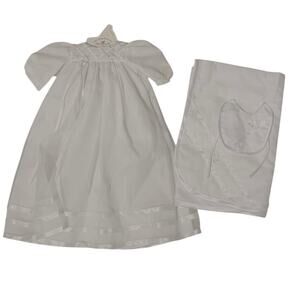 Little Things Mean A lot Girls Preemie Dress Christening Gown Baptism Set